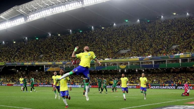 Brazil thrash Bolivia 5-1 in Neymar’s record-breaking appearance