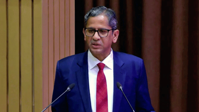 File photo of former Chief Justice of India N.V. Ramana | ANI