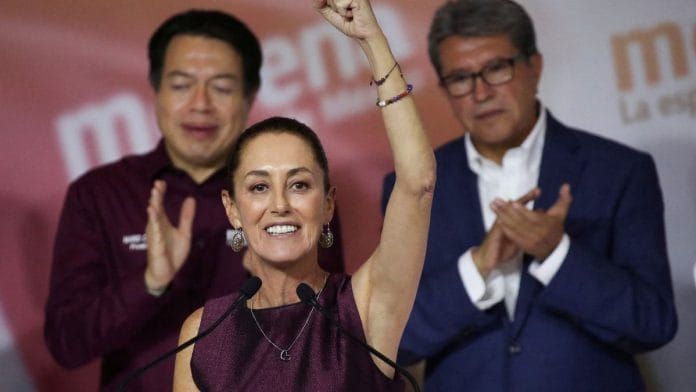 Former Mexico City Mayor Claudia Sheinbaum reacts after she was nominated as a presidential candidate, in Mexico City | Reuters/Henry Romero/File Photo
