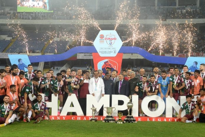 Mohun Bagan pose after winning the Durand Cup | Representational image | ANI