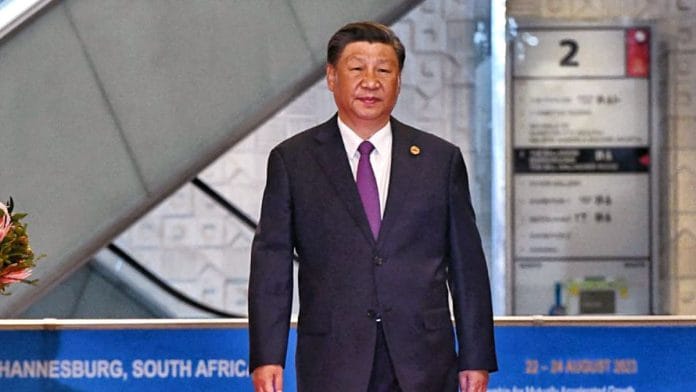 Xi Jinping at the BRICS Summit which was held a few weeks prior to the G20 Summit | ANI