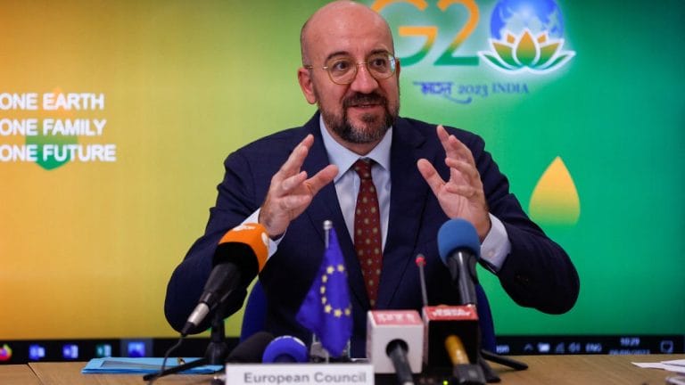 ‘Still negotiating’: EU’s Charles Michel says it’s hard to predict if G20 can agree on declaration