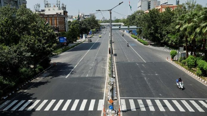 View of deserted roads ahead of the G20 summit in New Delhi | Reuters/Francis Mascarenhas