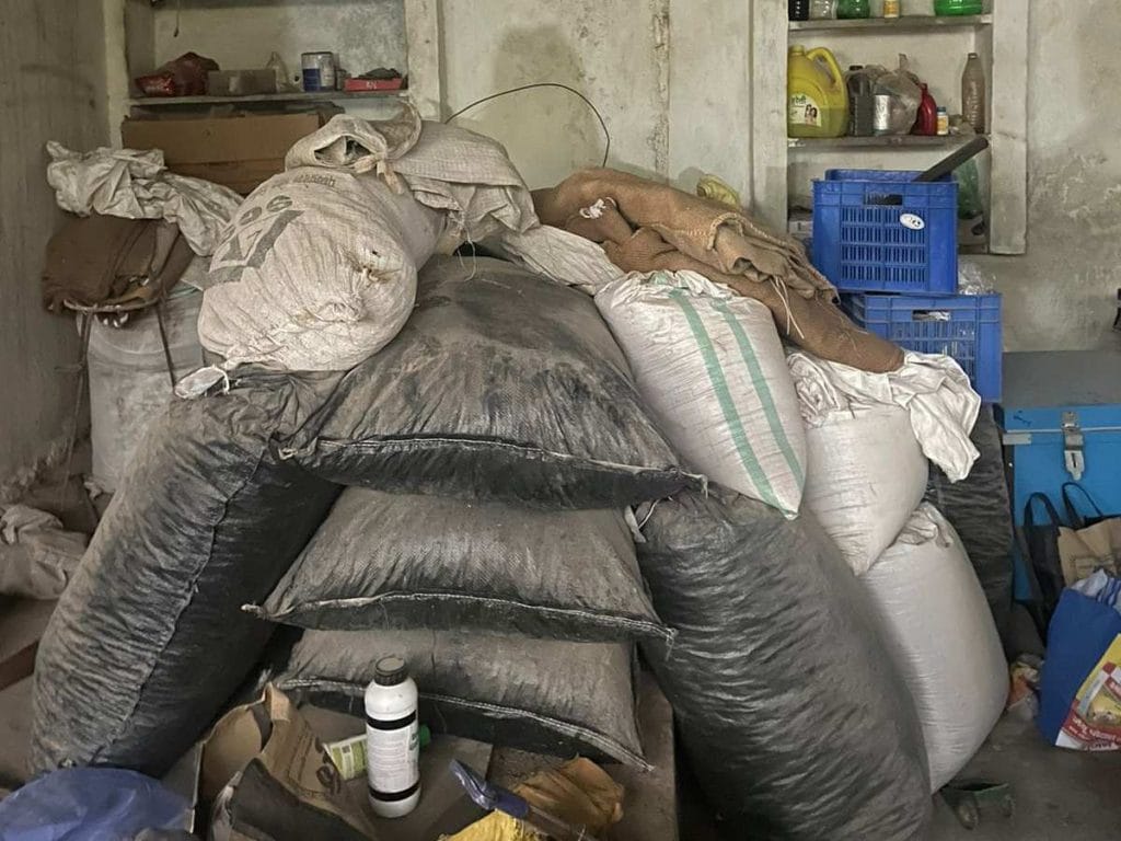 sacks of Ashwagandha