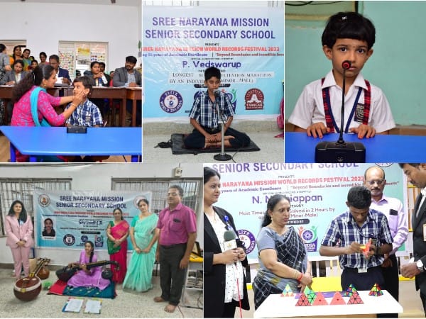 From Academics to Apex: Sree Narayana Mission Students Make History in Record-Breaking Gala