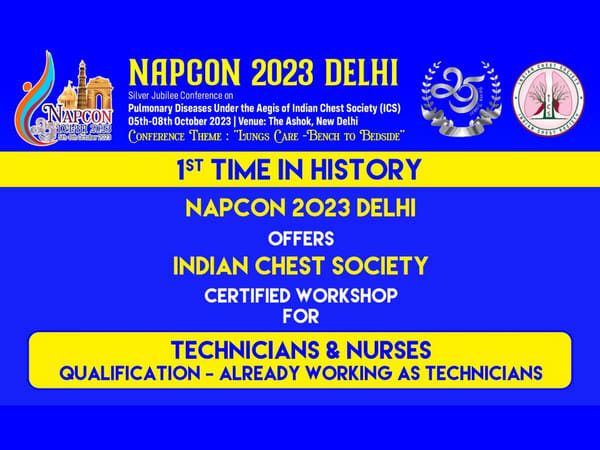 Mahasangam of Global COVID Fighters: Leading Pulmonologists Congregate in Delhi to Combat Chest Diseases at NAPCON-2023 