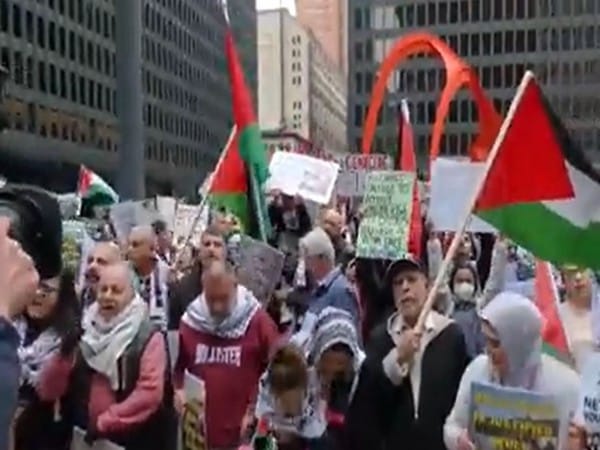 Pro-Palestinian groups hold protest in Chicago amid conflict with Israel