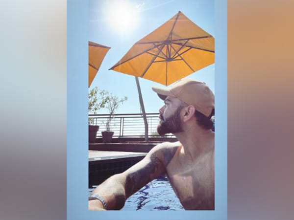 Virat Kohli chills by pool in Dharamshala post historic win against NewZealand