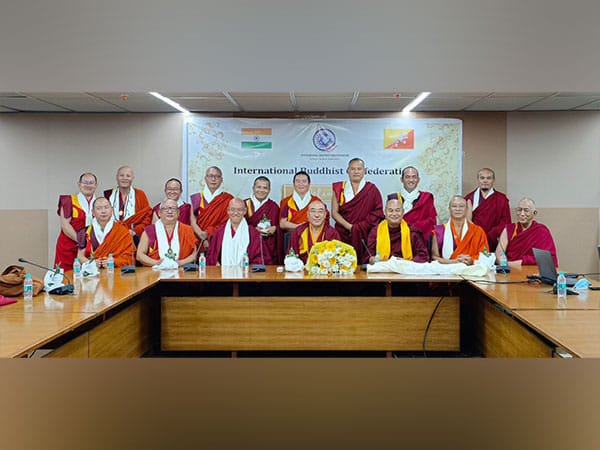 Delhi: Bhutan monks' delegation visit International Buddhist Confederation
