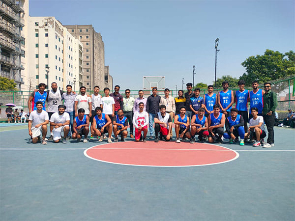 RICS SBE Shines on the Basketball Court: Secures Gold in Amity's Sangathan Sports Meet