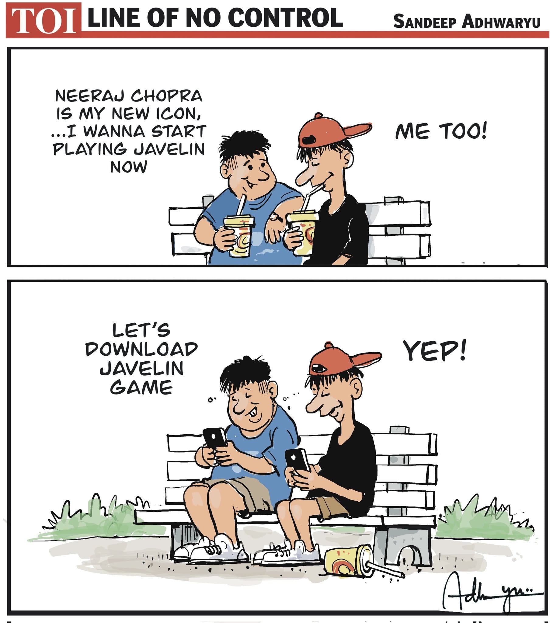 Sandeep Adhwaryu | @CartoonistSan