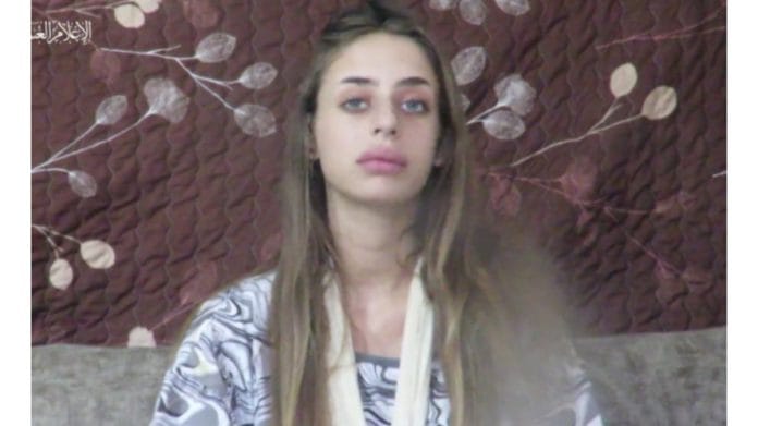 Mia Schem was kidnapped by Hamas terrorists while participating in the desert rave in Kibbutz Re’im | X (formerly Twitter) /@AdityaDntCare