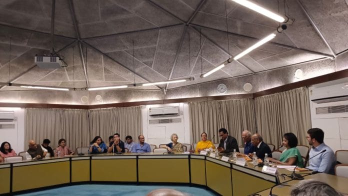 Launch event of AND Haksar's 'Hanuman Drama' at Delhi's IIC | Photo: Almina Khatoon