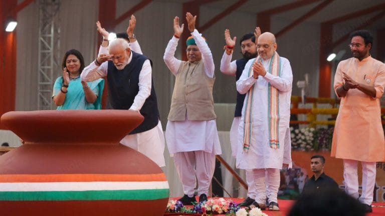 Ode to freedom fighters, youth connect & soil of India — glimpses of Modi govt’s Amrit Kalash event