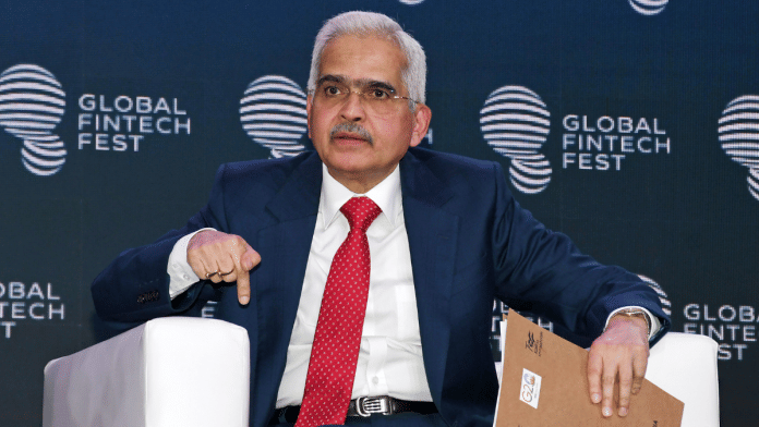 File photo of Reserve Bank of India governor Shaktikanta Das in Mumbai | ANI