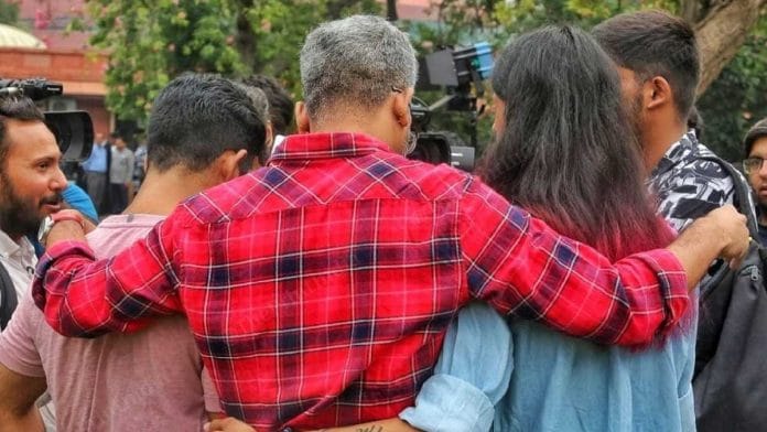 LGBTQ+ communities & allies outside Supreme Court | Photo: Praveen Jain, ThePrint