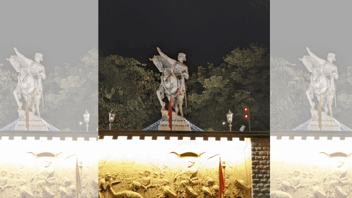 Chhatrapati Shivaji statue at Shivaji Park, Mumbai | Purva Chitnis | ThePrint