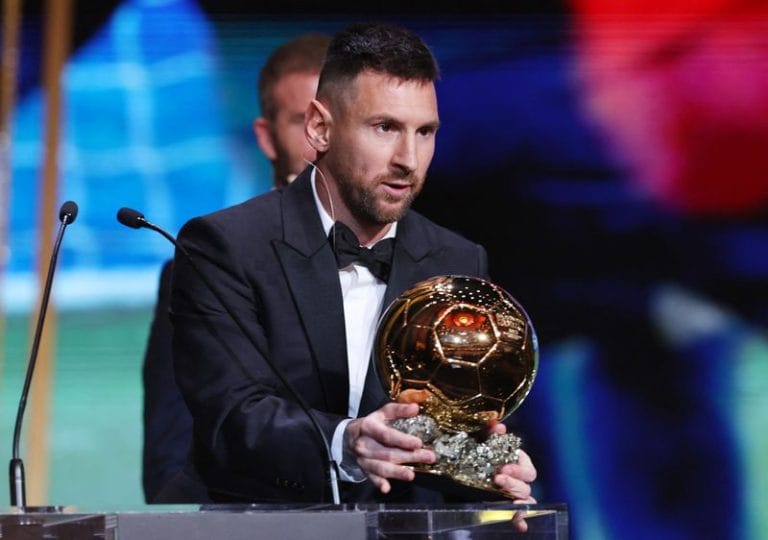 Messi wins record eighth Ballon d’Or for best player in the world