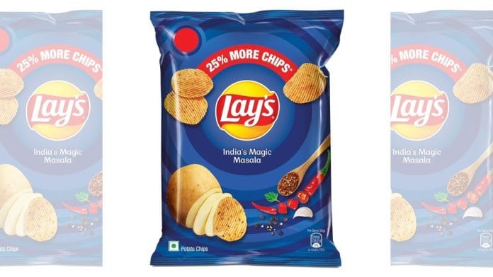 The cover of the classic Lay’s Magic Masala, popularly known as blue Lay’s