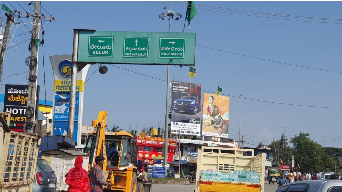 The road to a few southern Karnataka towns | Photo: Sharan Poovanna | ThePrint