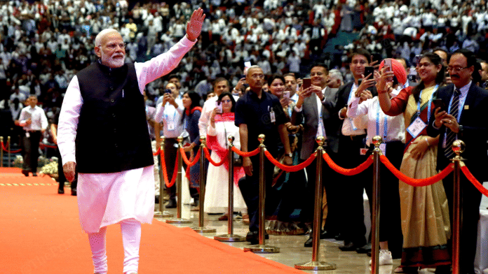 PM Narendra Modi has been highlighting how India is likely to overtake Japan and Germany to become the world's third-largest economy by 2030 | Suraj Singh Bisht | ThePrint