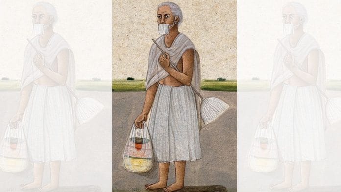 Representative image of a Jain monk | Wikimedia commons