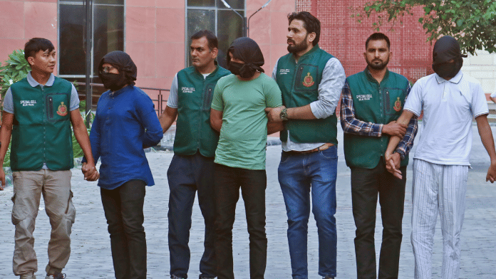 Delhi Police Special Cell arrested Shahnawaz alias Shafi Uzzama, Mohammad Arshad Warsi and Mohammed Rizwan Ashraf Monday | ANI