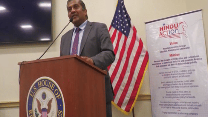 Nissim Reuben, Program Director of Indian-Jewish Relations at the American Jewish Committee (AJC) during the Congressional briefing in US (Photo/ANI)