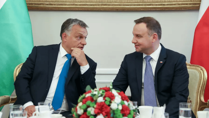 File photo of Hungarian Prime Minister Viktor Orban with Polish President Andrzej Duda | Pic courtesy: president.pl