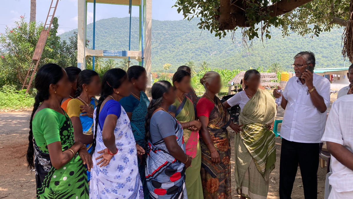 Dilli Babu, CPI(M) leader speaking to the the rape survivors | Vandana Menon | ThePrint