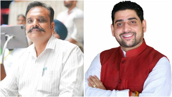 AAP Punjab MLAs Kunwar Vijay Pratap Singh and Sheetal Angural | Twitter