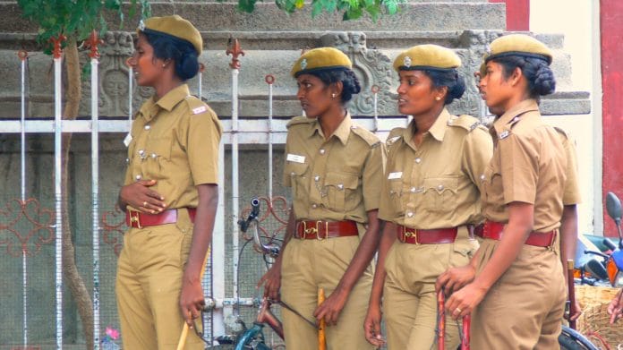 Representational image of women police officers in India | Flickr