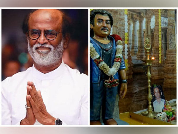 Fan builds temple for Rajinikanth in Madurai