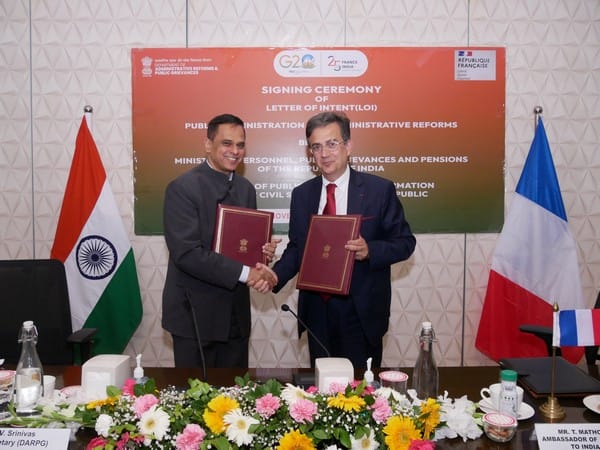 India-France Letter of Intent in public administration, administrative reforms signed