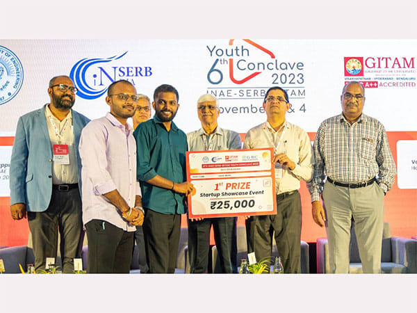 GITAM hosts 6th INAE-SERB Youth Conclave 2023; Accumitt takes home Winner's Trophy at Flagship Ideathon
