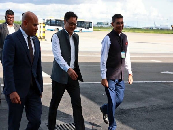 Union Minister Kiren Rijiju arrives in Maldives to attend swearing-in ceremony of President Mohamed Muizzu