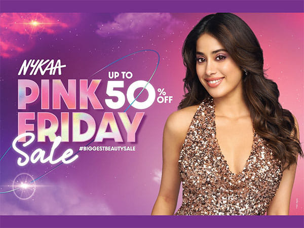 Nykaa's Annual Pink Friday Sale Is Back With The Year's Biggest Deals! Grab up to 50% off on 2100+ beauty brands starting 4 pm on 23rd November