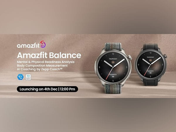 Amazfit Balance Smartwatch Launched in India: Elevating Balanced Living with AI-powered Features - Sale on 4th Dec 2023