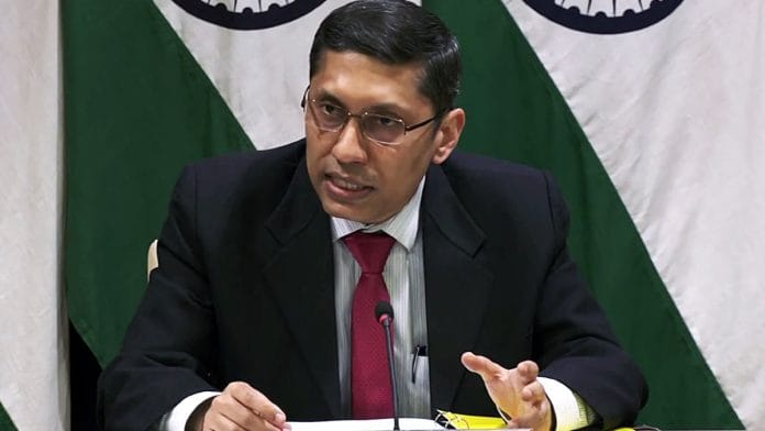 File photo of MEA spokesperson Arindam Bagchi | ANI
