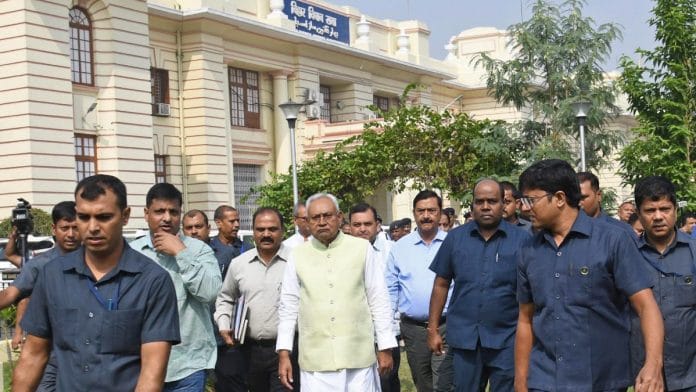 Bihar Chief Minister Nitish Kumar during the winter session of the state assembly in Patna | ANI photo