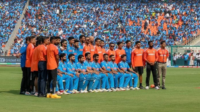 File photo of the Indian cricket team and their support staff. | ANI