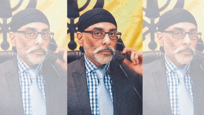 File photo of Gurpatwant Singh Pannun | Special arrangement