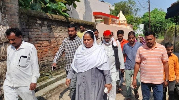 File photo of Saiyada Khatoon, the SP MLA from Domariyaganj | X @saiyada_khatoon