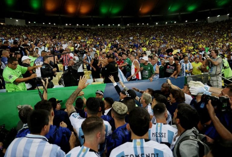 FIFA investigating crowd disruption in Brazil-Argentina clash