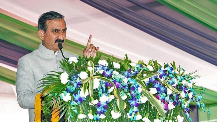 File photo of Himachal Pradesh Chief Minister Sukhvinder Singh Sukhu | Photo: ANI
