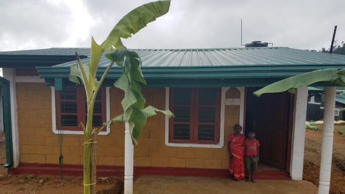 A home built as part of an India-funded housing project for Indian-origin Tamils in Sri Lanka | Representational image | X/@nsitharamanoffc