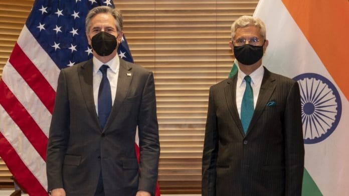 Secretary Antony J. Blinken And External Affairs Minister Dr. Subrahmanyam Jaishankar | File photo via usembassy.gov