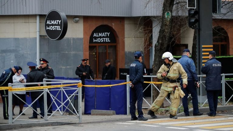 13 killed in a hostel fire in Kazakhstan