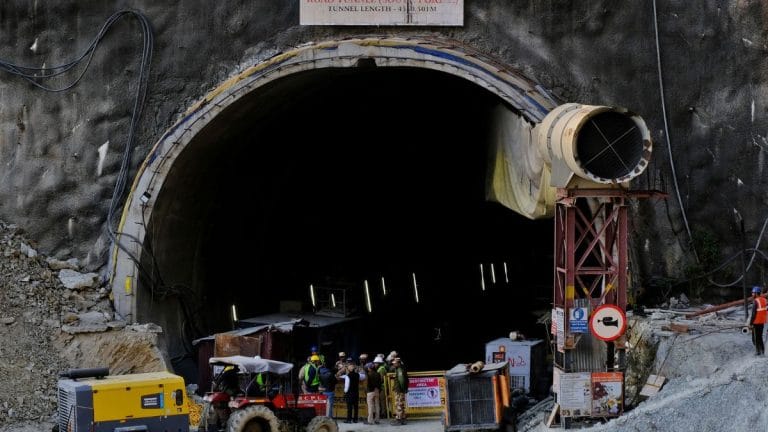 Rescuers working at Uttarkashi tunnel collapse site start replacing drilling machine