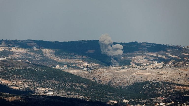 Missile strikes by Hezbollah and Israel at Lebanon border in new escalation